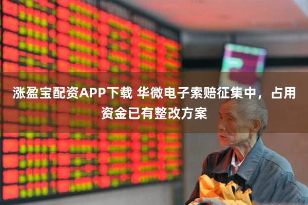 涨盈宝配资APP下载 华微电子索赔征集中，占用资金已有整改方案