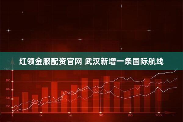 红领金服配资官网 武汉新增一条国际航线
